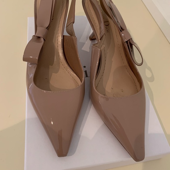 COPY - Dior kitten heels - 2.5 inch heel. Powder pink. - Picture 7 of 9